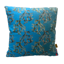 Load image into Gallery viewer, Carrageen Dream in Sky Blue Ombré on Linen/Cotton Mix