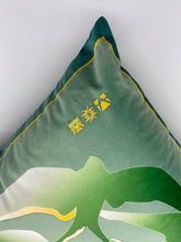 Load image into Gallery viewer, Swallows Wheel in Leaf Green & Sage Ombré on Velvet