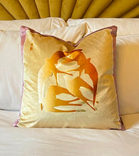 Load image into Gallery viewer, Swallows Wheel in Orange & Dusky Pink on Shimmer Velvet